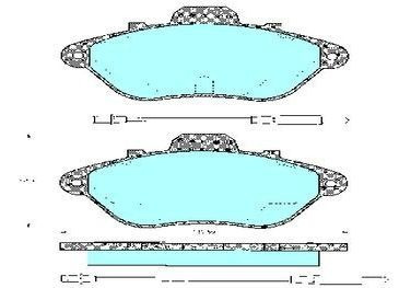 Pastilla Freno Peugeot 605