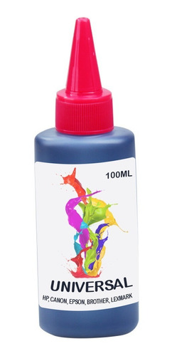  Tinta Universal Genérica Para  Epson Hp Brother Canon 100ml