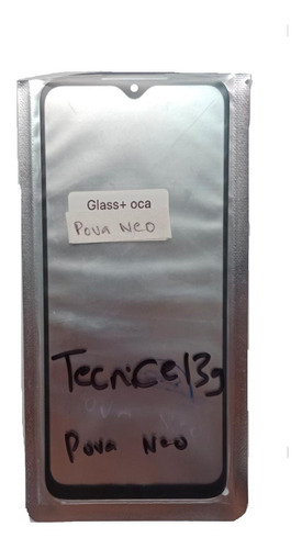  Vidrio Visor De Tactil  Display Para Tecno Pova Neo Le6