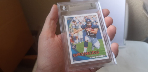 2010 Topps Tim Tebow Rookie #440 Bgs 9 Broncos (Usado)