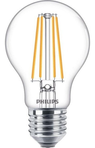 Imagen 1 de 4 de Lampara Retro Led Philips Vintage E27 6w Simil Filamento