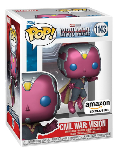 Pop! Marvel- Capitan America -civil War: Vision, Envió Hoy!!