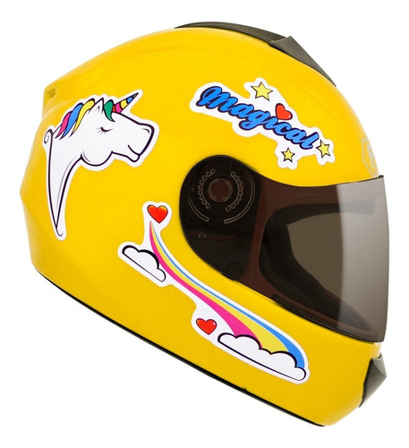 Capacete Fly Fun Magical Infantil Unicórnio 