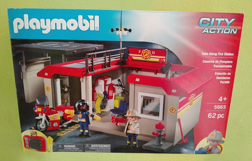 Playmobil City Action 5663 Estación De Bomberos