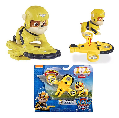 Patrulla Canina Paw Patrol Air Rescue Rubble Original