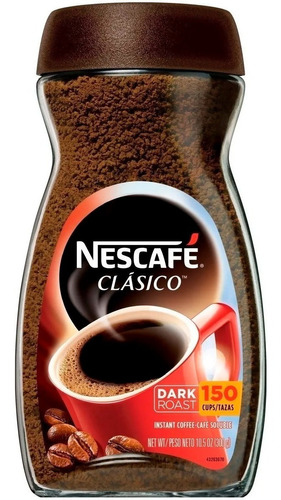 Cafe Instantaneo Nescafe Clasico Dark Roast Granos Selectos