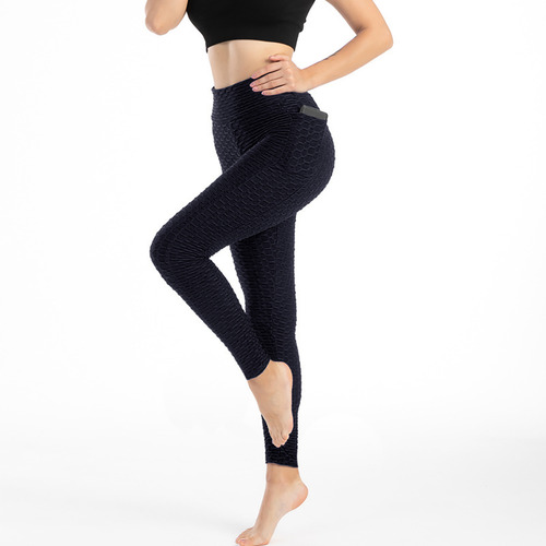 Pantalones De Yoga G Con Bolsillo A La Moda Para Mujer, De A