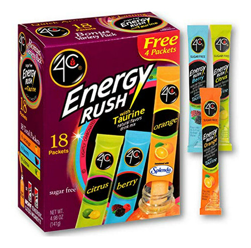 Te Variedad -  Totally Light Bonus Variety Pack, Energy Rush