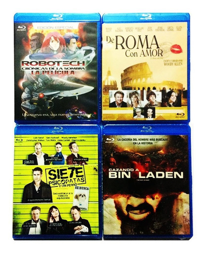 4 Peliculas Blu Ray Nuevas & Originales - Envio Express