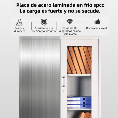Locker Gabinete Universal Tipo Closet Anaquel 5 Repisas Colo Gris