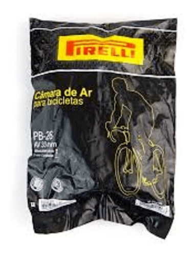 Imagem 2 de 2 de Câmara Pirelli Bicicleta Bike Aro 26 Bico Grosso Schrader***
