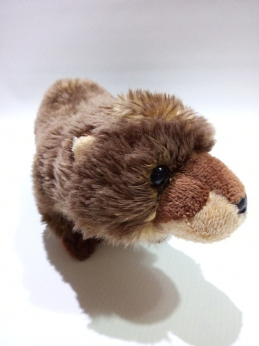 Peluche Suma Collection Nutria Cafe 31 Cm Largo Aprox