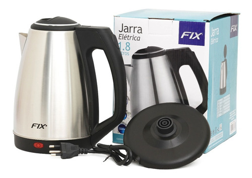 Jarra Elétrica Amanzi Fix Chaleira Ferve Rápido 1.8 Lts 110v