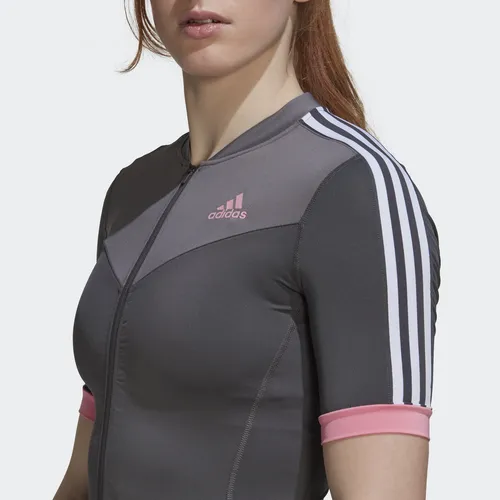 Mailot De Ciclismo Manga Corta Letras Hd0891 adidas