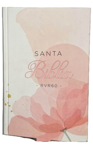 Biblia Reina Valera 1960 Letra Grande Pjr Flor Rosa