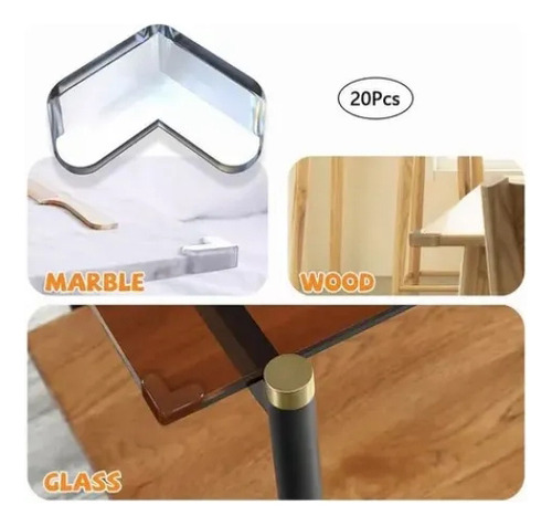 Mfdf®20 Pzs Protectores Esquineros Seguridad De Mesa Para Bebé Mfdf