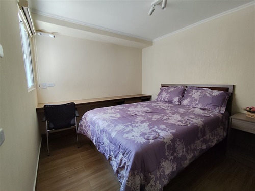 Arriendo Departamento Amoblado 2 Dorm. Metro Ula/alameda