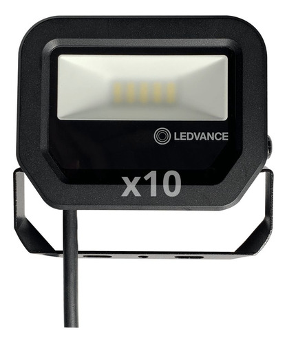 Pack X10 Proyector Reflector Floodlight 10w Ledvance Osram 