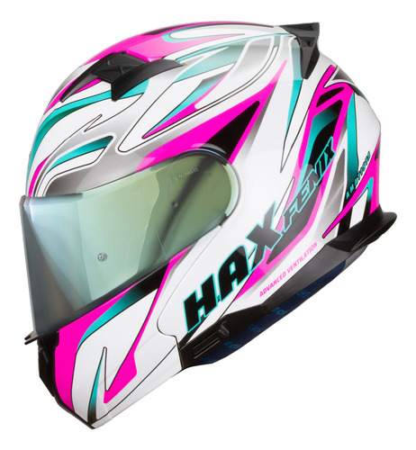 Hax Helmets. Casco Abatible Dot + Ece Amatista Fenix