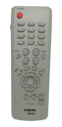 Control Remoto Tv Convencional Rania Samsung Sanyo Fisher 