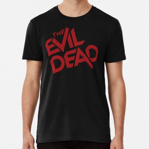 Remera The Evil Dead Movie Cover Cool Red Angustiado Título 