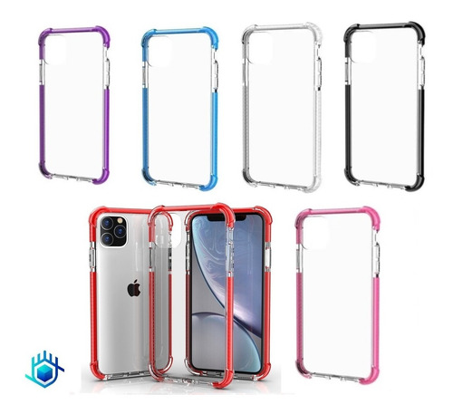 Funda Protector iPhone Rigido Uso Rudo Acrigel 360 Anticaida