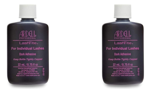 Adesivo escuro Ardell Lashtite Lash para cílios 22 ml cor preta