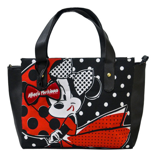 Bolsa Mimmie Mickey Mouse Dama Casual Nyny Bolso Mano Lunare