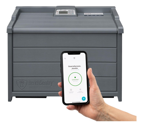 Genie Benchsentry Connect Slate Smart - Caja De Entrega De P