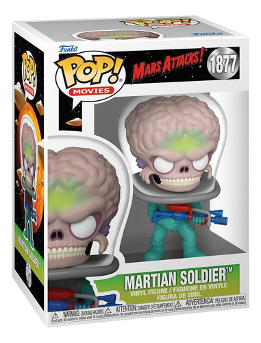 Funko Pop! Movies Mars Attacks Martian Soldier #1877