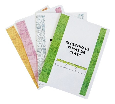 Libro De Tema De Clases Temario Registro De Temas Packx10