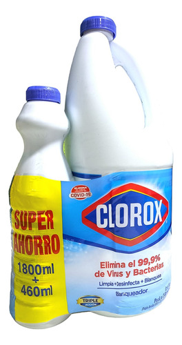 Super Ahorro Clorox 1800+460 Ml