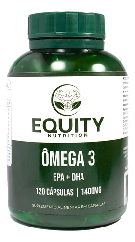 Omega 3 Oleo Peixe Epa + Dha 120cps 1400mg Equity Nutrition