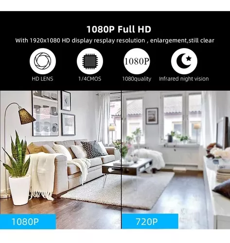 Mini Camara Espia Wifi Inalambrica Seguridad Celular — Una Ganga