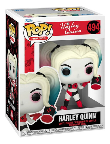 Funko Pop Original Harley Quinn Con Mazo Dc 