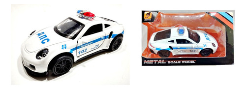 Auto Porsche 911 Gt3 Policia 1:43 Metal Coleccion