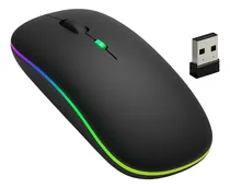 Comprar Mouse Sem Fio Recarregável Wireles Optico Led Rgb Ergonômico