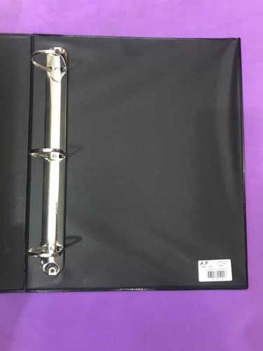 Fichario Personnalite 3 Argolas Preto, 265x315x60mm, Acp