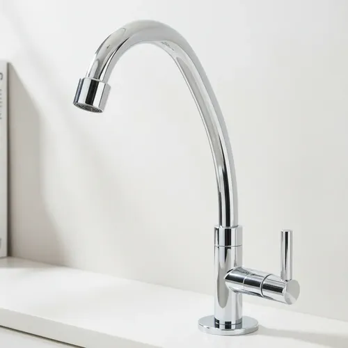 Torneira De Pia Cozinha Bancada Bica Movel Alta Abs 14v