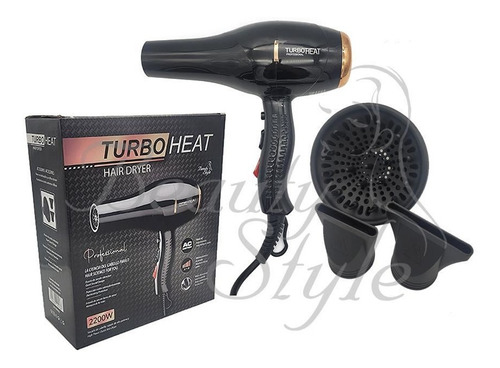 Secador Beauty Style Turbo Heat 2200 W