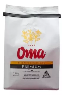 Café Premium Molido - 250 Grs Oma - 100% Colombiano