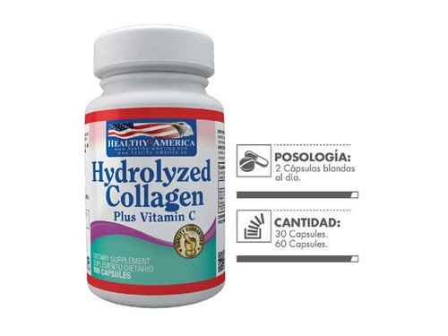 Colágeno Hidrolizado Tipo 2 100 Capsulas Healthy América