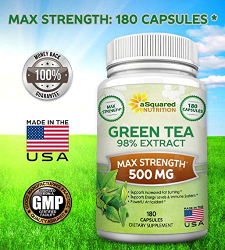 Suplemento De Extracto De Té Verde Con Egcg - 180 Cápsulas
