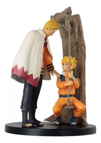 Boneco Action Figure Decoração Geek Naruto Uzumaki Hokage