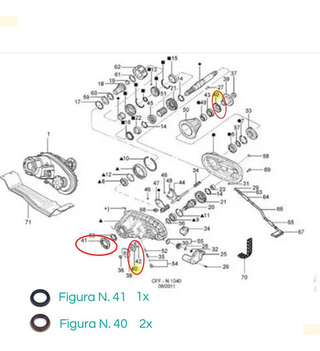 Carcaças Caixa Transferencia Tração F250 4x4 Com Retentores