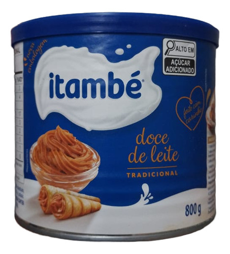 Kit 2 Doce De Leite Tradicional Itambé Lata 800g