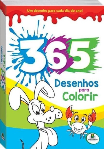 Kit 365 Desenhos! 730 Ilustrações Para Pintar.