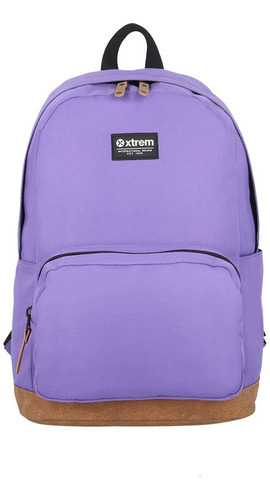 Mochila Xtrem Pop 339 Color Violeta Diseño De La Tela Liso