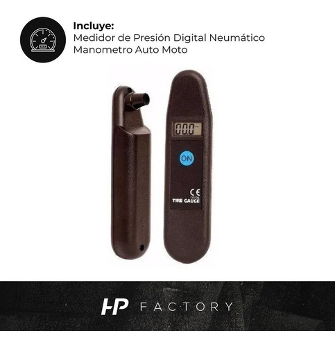 Medidor De Presion Digital Neumatico Manometro Auto Moto