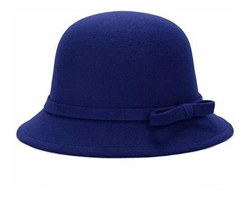 Aso-sling Mujeres Cloche Sombreros Elegante Ala Corta Fedora